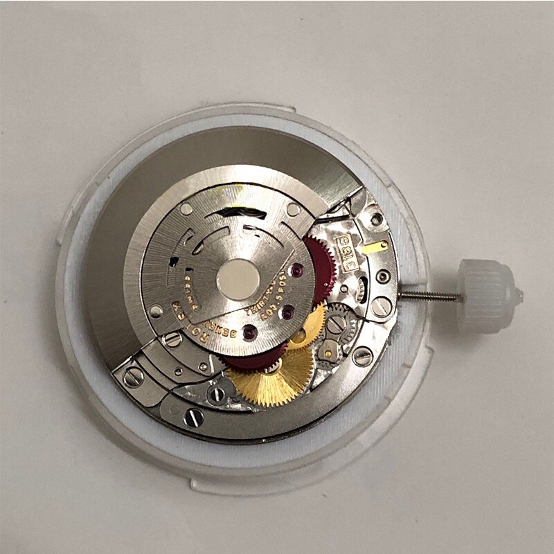GMT 4針ムーブメント　3186 Clone Clone 3186 Movement GMT Engrved Blue Blnce Spring for RLX 16570