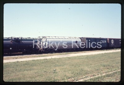 Original Slide WAB #33035 Tank Hopper Wabash 1978 Action