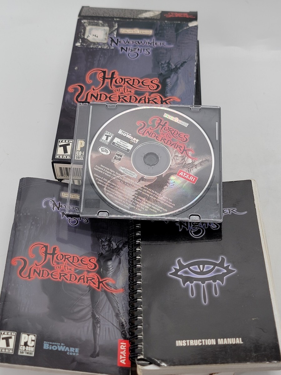Vintage Neverwinter Nights Shadows Of Undrentide Hordes Of Vintage Neverwinter Nights Shadows Of Undrentide Hordes Of