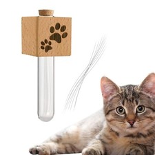 Cat Whisker Jar Fridge Magnet, Cat Whisker Vase, Tiny Vase for Cat Whisker, L...