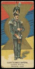 Kinney - 'Military Series (N224)' (1890) - #570 - Foreign Types - Sweden - Gu...