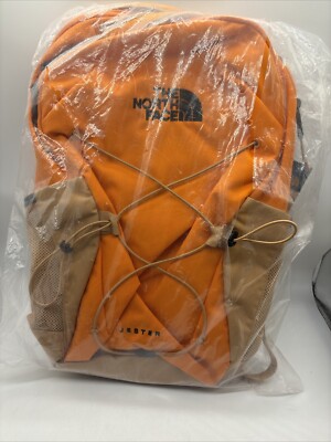 The North Face Jester Mandarin Orange Almond Butter Backpack New w/tag