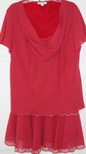 Dress Barn 2 Piece Dress Red Size 18W