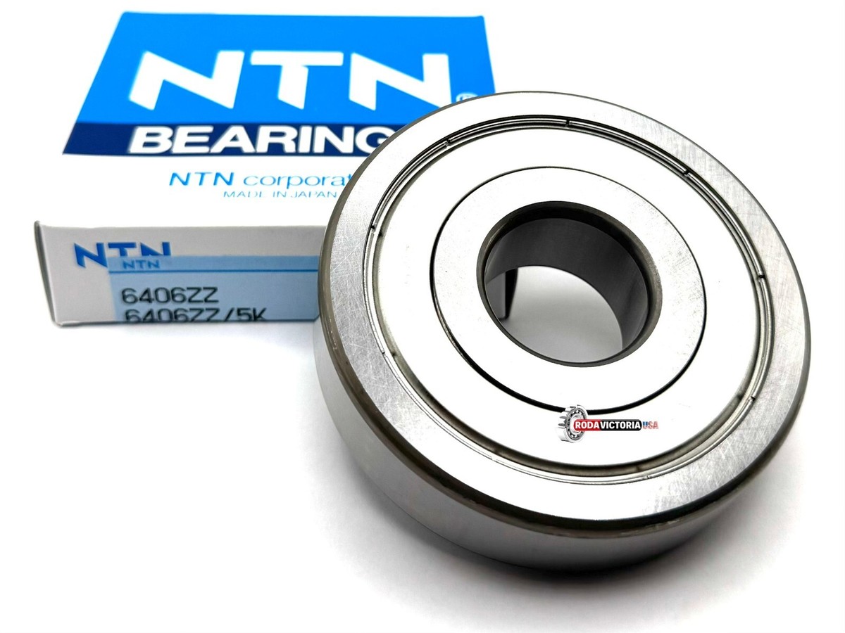 NTN 6406 ZZ/5K Deep Groove Ball Bearing, Metal Shielded 30x90x23