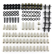 Motorcycle Steel Kit Complete Fairing Bodywork Screws Nut Bolts Fit For KAWASAKI