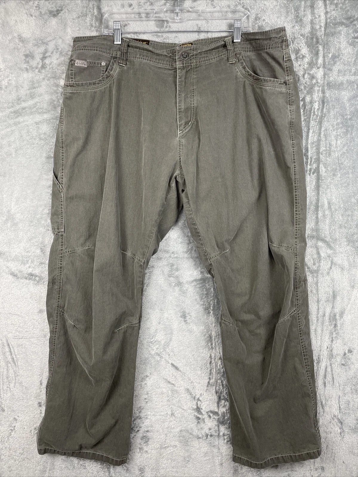 Kuhl Pants Mens 40x30 Gray Crag Series Revolvr Quick Dry Gusseted Outdoor