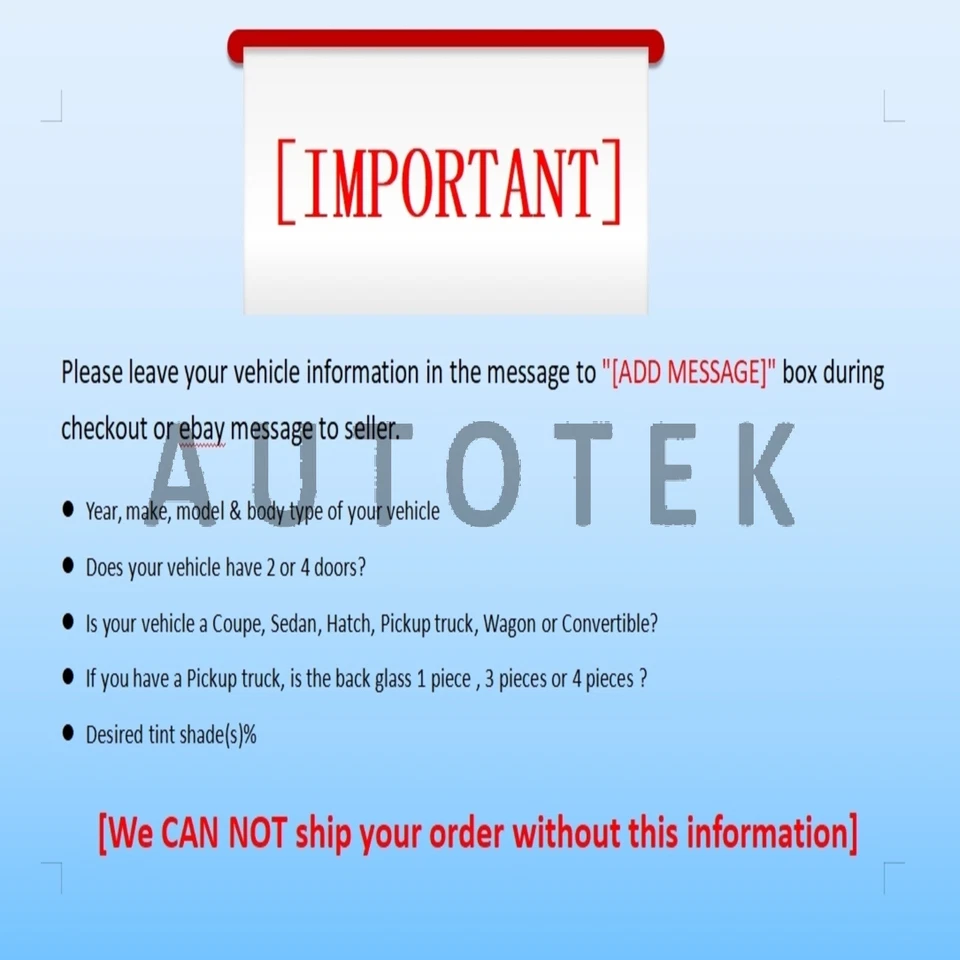 Película de vidrio precortada con tinte de ventana para Nissan Rogue Sport 2017-2022 Foto 2 de 4