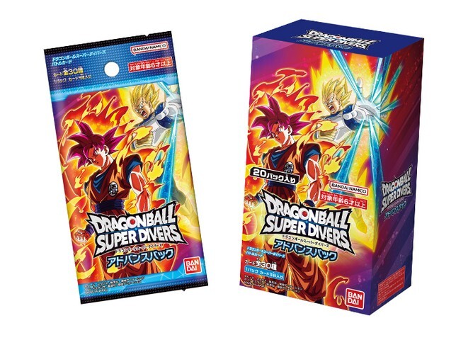 BANDAI Dragon Ball Super Divers Advance Booster Pack Box TCG JAPAN
