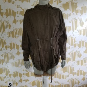 olive green canvas jacket