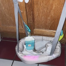 Bright Starts Doorway Jumper Gray White Multicolor for Infant
