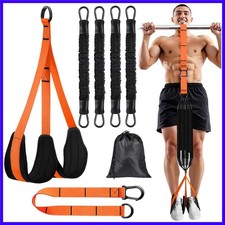 Pull Up Assistance Bands 65-260lbs, 4 Heavy Duty Pull Up Resistance Bands wit...