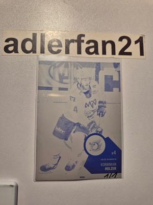 DEL 23-24 2023-2024 PRESSPLATE 1/1 Korbinian Holzer Adler Mannheim