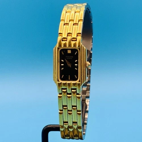 PULSAR By SEIKO V400-X029 Women’s Vintage Quartz Bracelet Watch Working New Batt