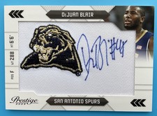 2009-10 Prestige #32 DeJuan Blair RC Patch Auto /100 Pitt Pittsburgh Panthers