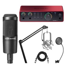 Audio-Technica AT2035 Cardioid Condenser Side-Address Microphone, 20Hz to 20kHz