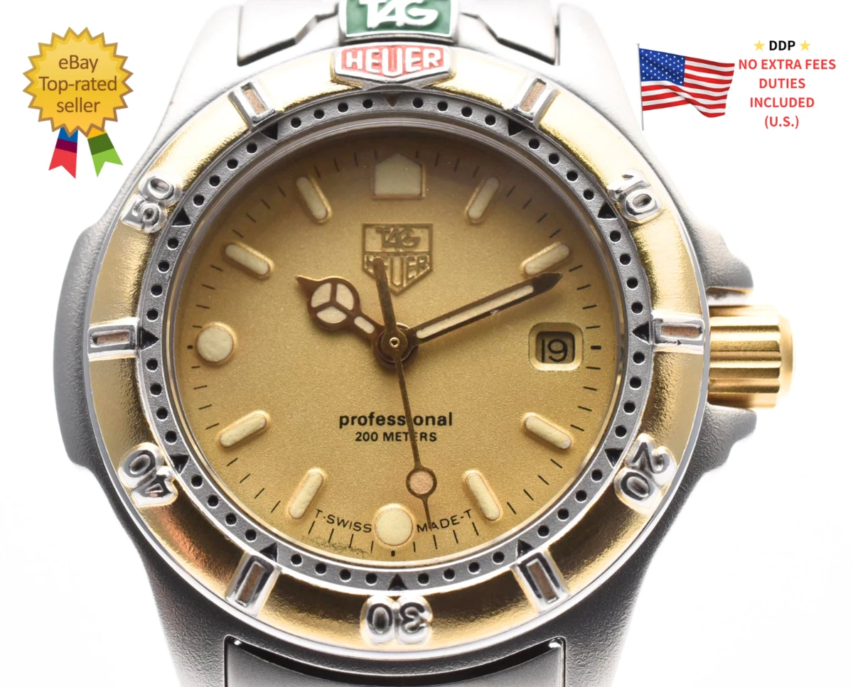 TAG Heuer Quartz 200 m (20 ATM) Water Resistance Wristwatches for