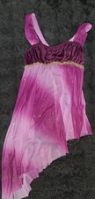 Adult Dance Costume Burgandy Beautiful Medium