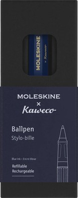 Moleskine x Kaweco Ballpen Refillable Pen in ABS plastic for Writers, Note-taker