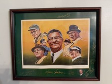 Green Bay Packers Vince Lombardi George Write Photo Super Bowl Multi Autograph 