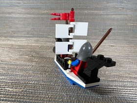 Vintage Lego Legoland 6017-1 King's Oarsmen Complete 1987 Castle Knights Boat