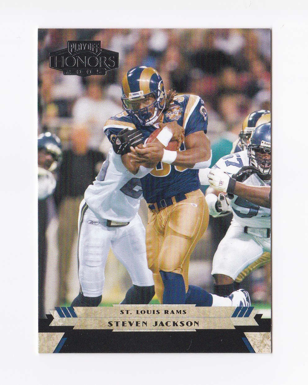 2005 Playoff Honors #92 Steven Jackson St. Louis Rams Oregon State Beavers