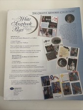 Creative Memories Scrapbook 8.5x11 White Scrapbook Album Pages Brand New NIP