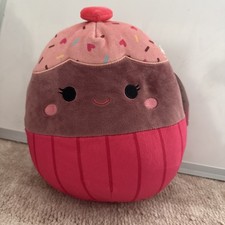 Original Squishmallows Cupcake Plush Pink Chocolate Cherry Stuffed Animal NEW