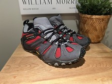 Merrell Chameleon Wrap Slam Hiking Shoes Black/Red Men's Size 8 UK (42 EUR)