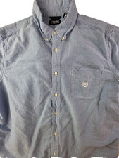 Chaps Men's Size XL Light Blue Long-Sleeve Dress Shirt