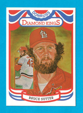 1984 Donruss Diamond Kings #13 Bruce Sutter NM *CENTERED* St. Louis Cardinals