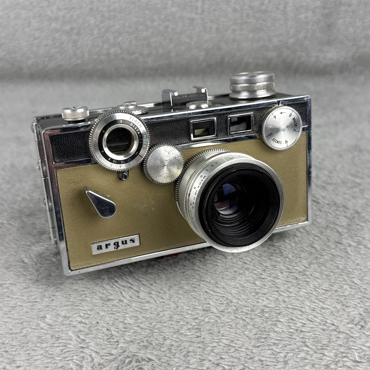 ARGUS C3 期限切れフィルム付き Argus C3 ロビンエッグブルー🤖【完動品✨/アメリカ製ヴィンテージ フィルムカメラ