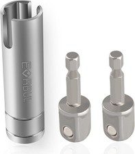 Slotted Drill Adapter with 2 Drill Bits Pop Up Crank Handle Replacement RV Trail