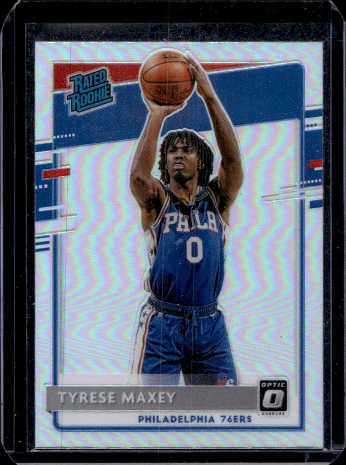 2020-21 Donruss Optic Tyrese Maxey Holo Rookie RC #171 76ers
