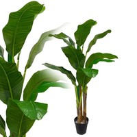 Bananenpalme 180 Cm KüNstlich Bananenbaum Kunstpflanze Kunstpalme