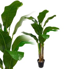 Bananenpalme 180 cm Künstlich Bananenbaum Kunstpflanze Kunstpalme