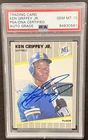 Ken Griffey Jr. 1989 Fleer #548 Signed Rookie Baseball Card Signed PSA/DNA 10