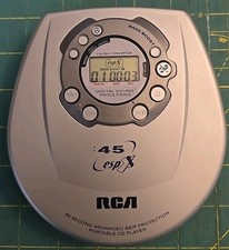 VINTAGE RCA PORTABLE DISCMAN CD PLAYER :45X ESP MODEL RP-2365B