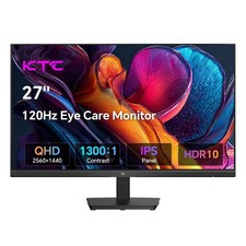 KTC Computer Monitor 27 Inch QHD 1440P 100Hz IPS Gaming HDR10 H27D9