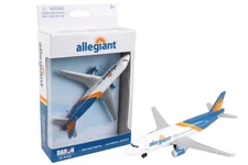 Allegiant Miniature Toy Aircraft Airplane 5" Wingspan Die-cast