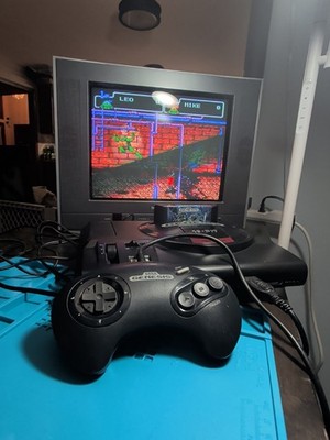 SEGA Genesis ''High Definition Graphics'' Console - Controller, AV, Power & Tested