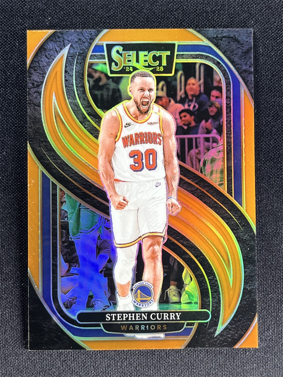 2024-25 Panini Select Stephen Curry #143 Premier Level Orange Prizm Warriors /65