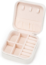 Mini Jewelry Travel Case,Small Jewelry Box,Traveling Jewelry Organizer,Portable