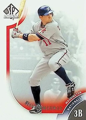 2009 UPPER DECK SP AUTHENTIC #11 RYAN ZIMMERMAN BASE CARD NM-MT