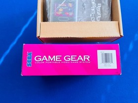 Sega Game Gear Console SUPER COLUMNS BUNDLE VARIANT  CIB Complete + Protector !