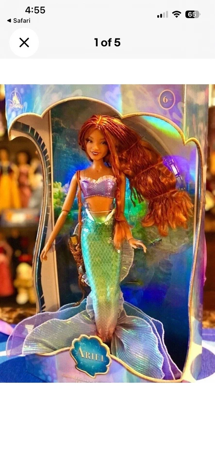 Disney Store/Muñeca Ariel Edición Limitada/La Sirenita 2023 LE 1 de 5200 Foto 2 de 4