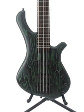 MAYONES BE-5 ASH / M-BLK-POGREEN-MAT / 2014 Used Electric Bass
