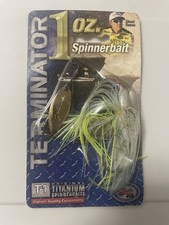 Original Terminator T-1  Titanium Double Willow Spinnerbait 1 Ounce Blue Fox. 