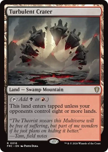 Turbulent Crater - FRC 16 NM - MTG Magic - product listing photo