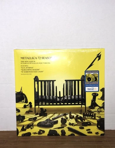 Metallica - 72 Seasons Limited Edition Yellow and Black Vinyl 2 LP NEW/SEALED
