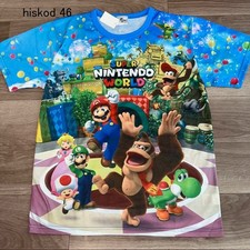 USJ Universal Studios Japan T-shirt Super Nintendo World Mario Donkey Kong New L